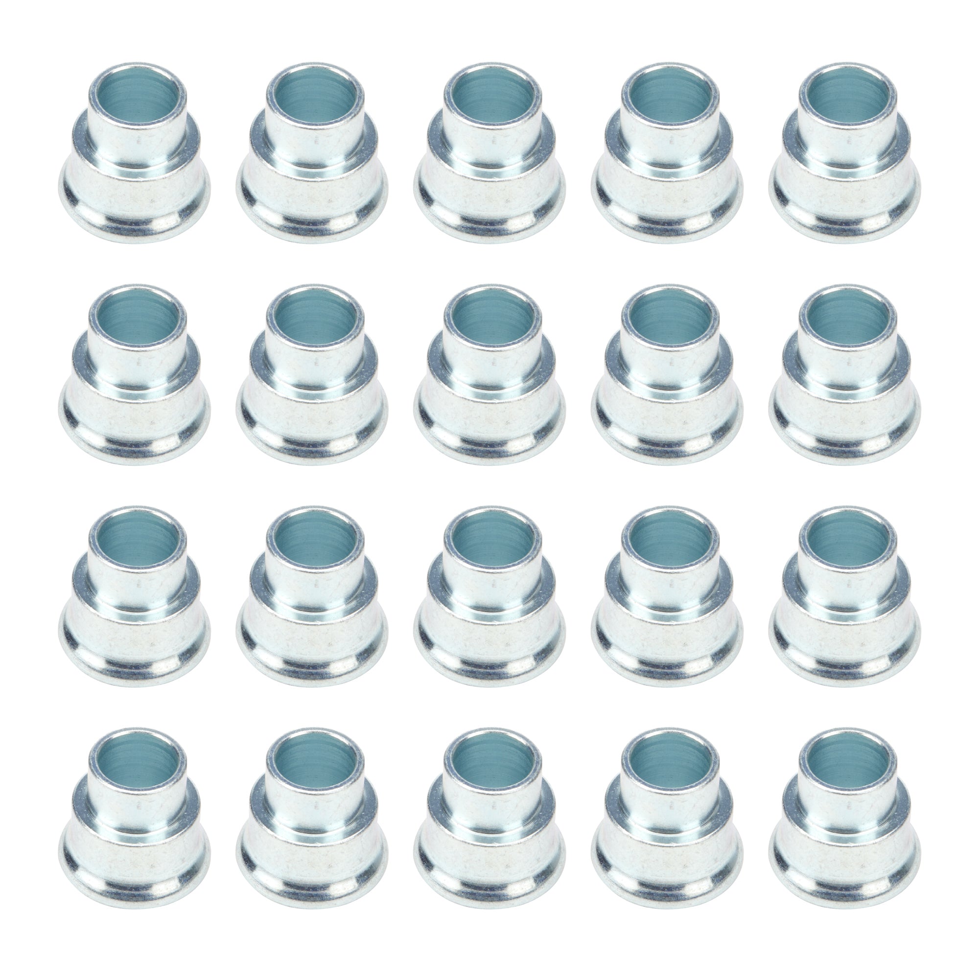 Allstar Performance Reducer Spacers 5/8 to 1/2 x 1/2 Steel 20pk Rod Ends Clevises and Components Rod End Bushings main image