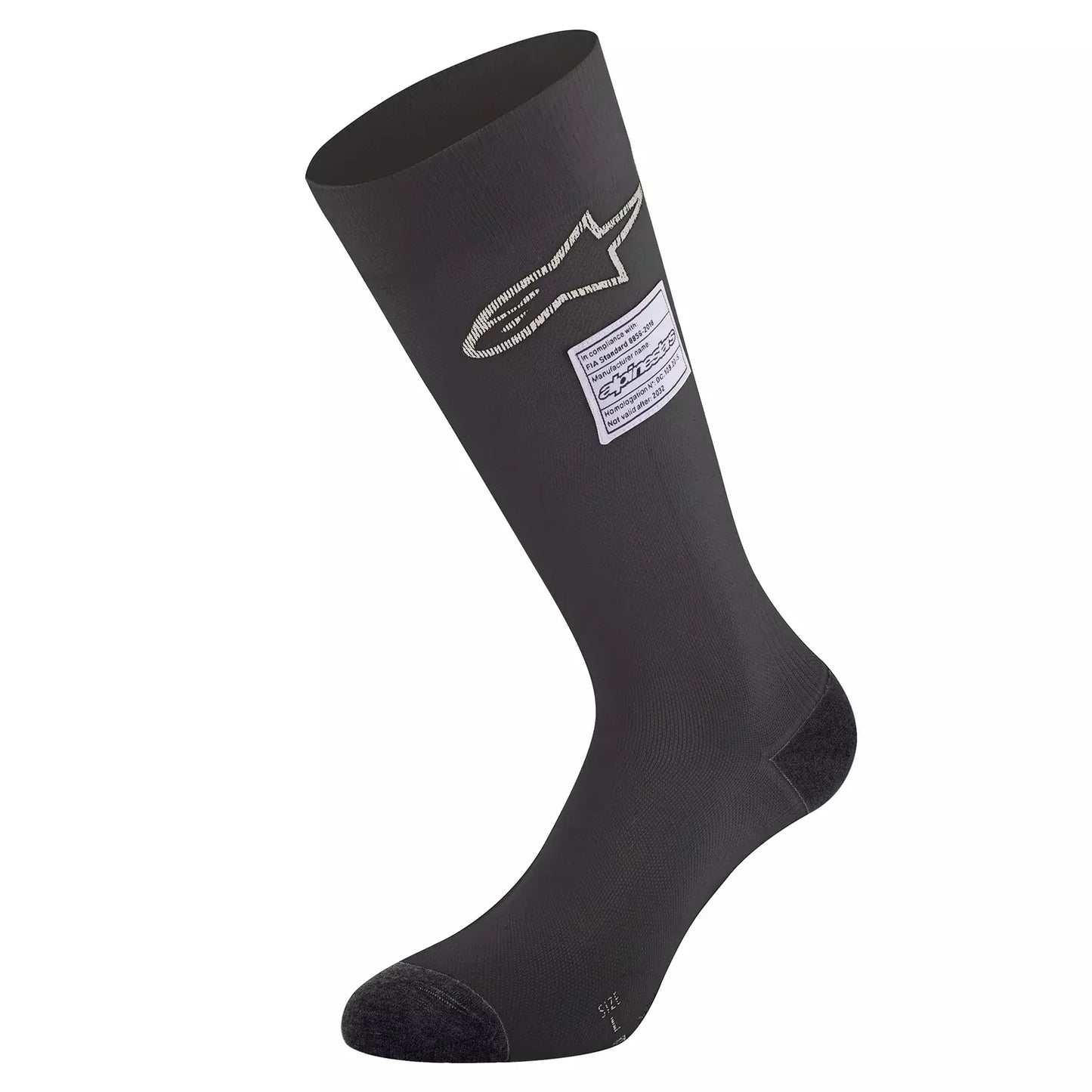 Alpinestars Socks ZX V4 Black Small Safety Clothing Socks main image