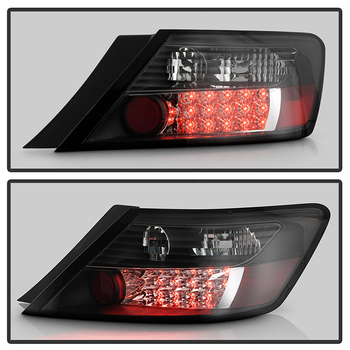 Spyder Honda Civic 06-08 2Dr LED Tail Lights Black ALT-YD-HC06-2D-LED-BK 5004499