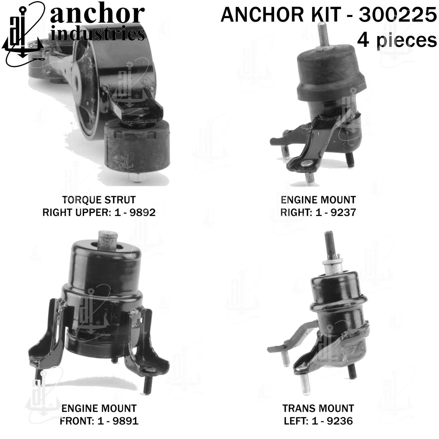 Anchor Engine Mount Kit 300225