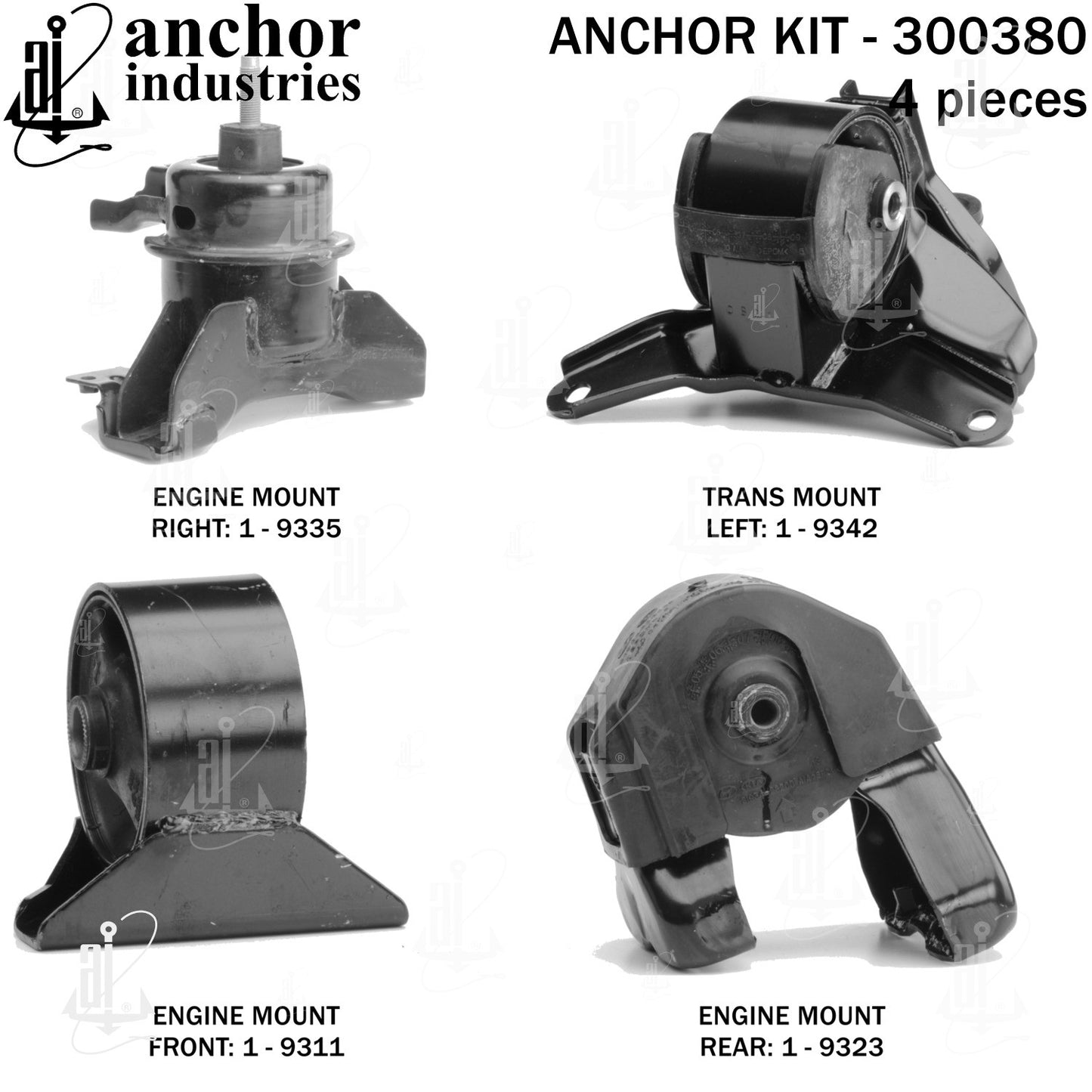Anchor Mounts Engine Mount Kit 300380 image 5