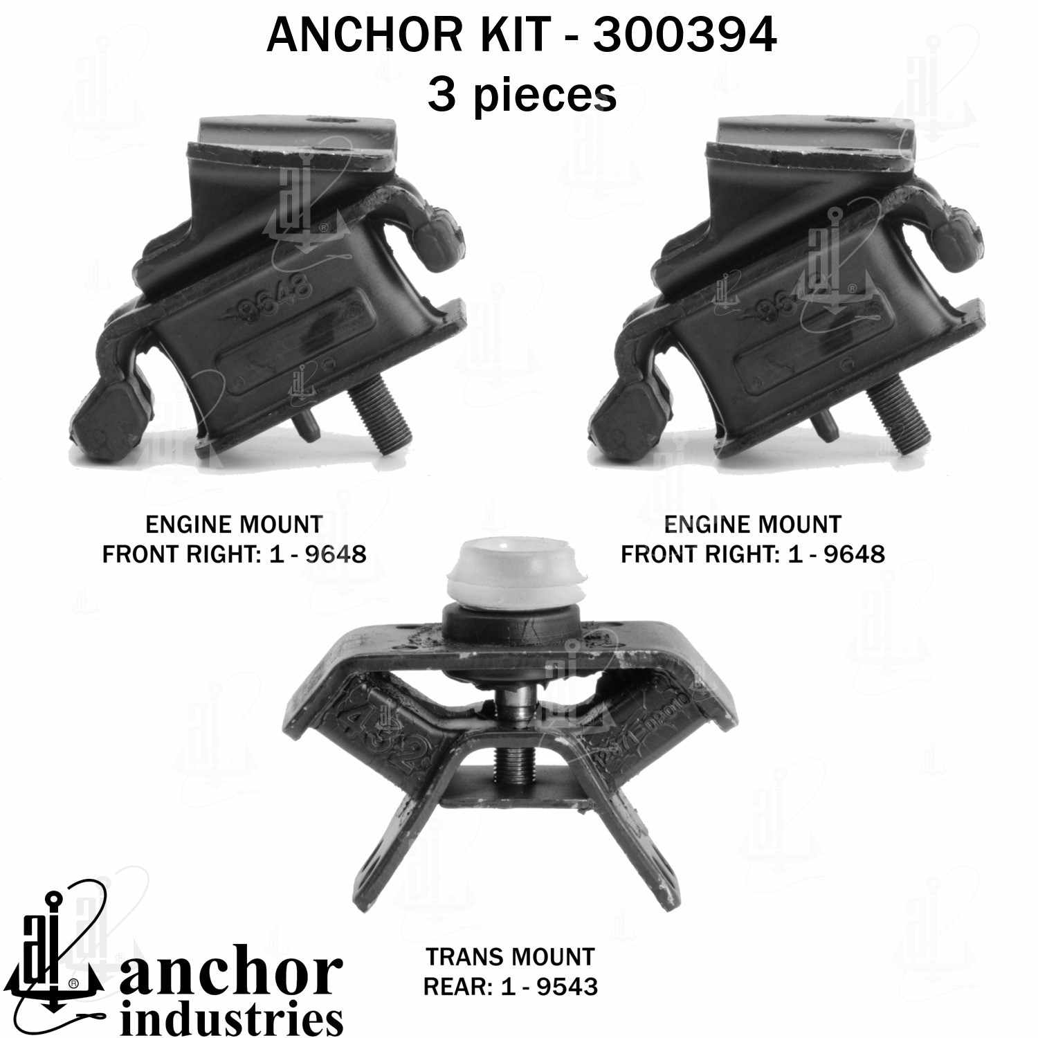 Anchor Engine Mount Kit 300394
