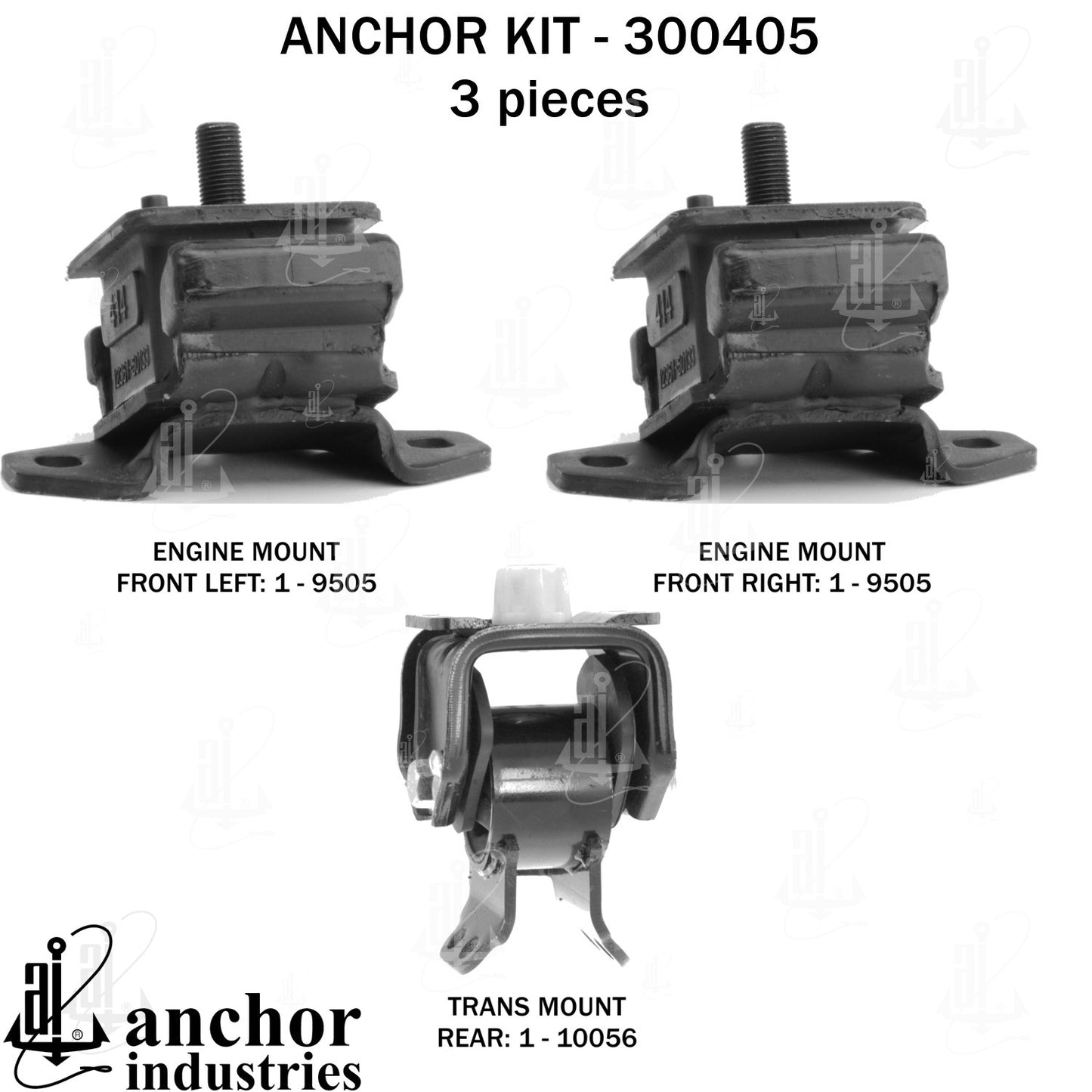 Anchor Mounts Engine Mount Kit 300405 image 5