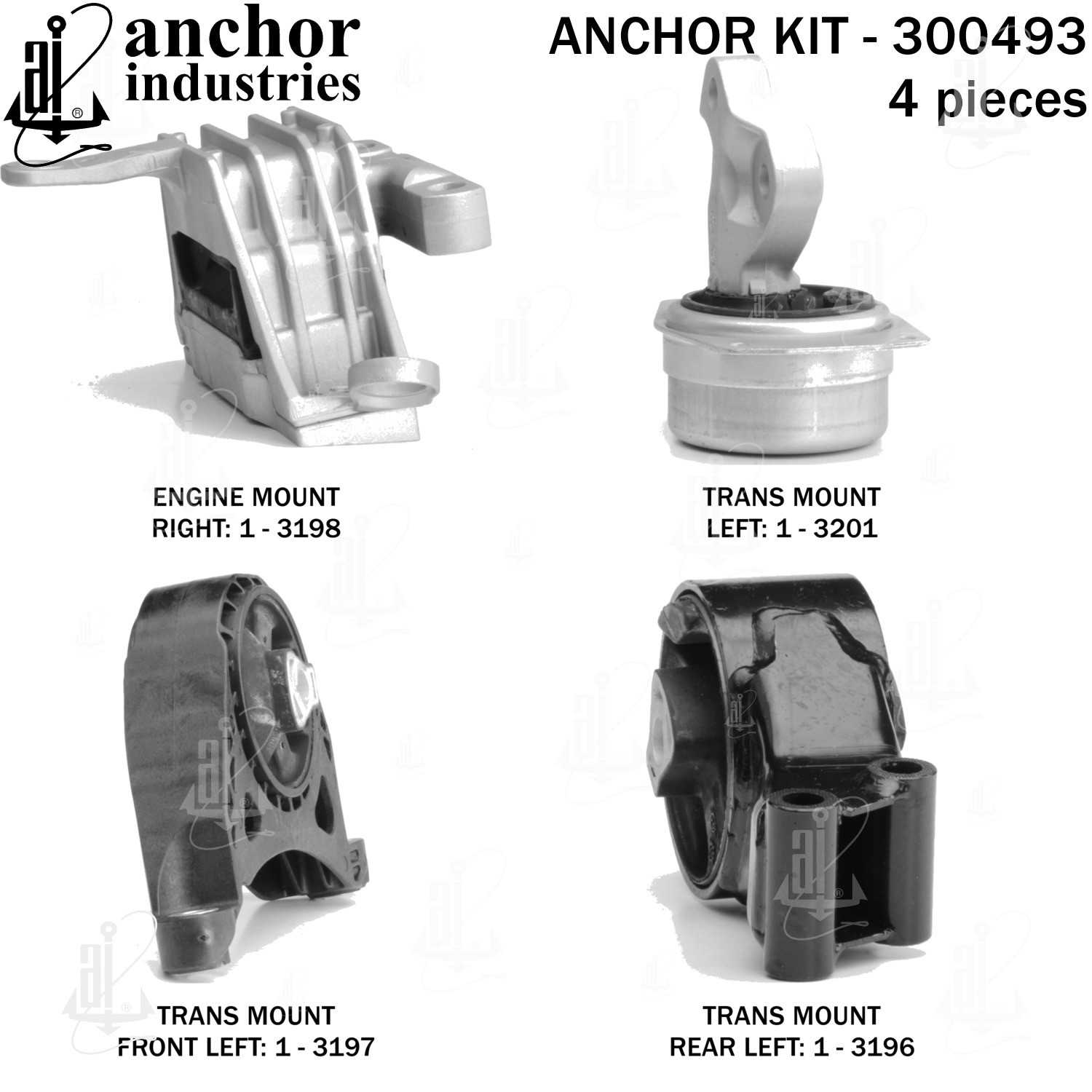 Anchor Engine Mount Kit 300493