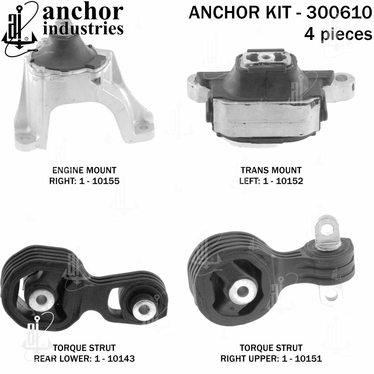Anchor Engine Mount Kit 300610