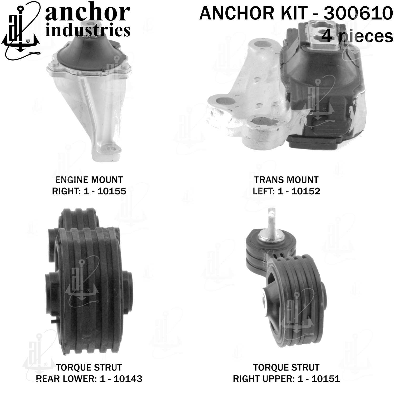 Anchor Engine Mount Kit 300610