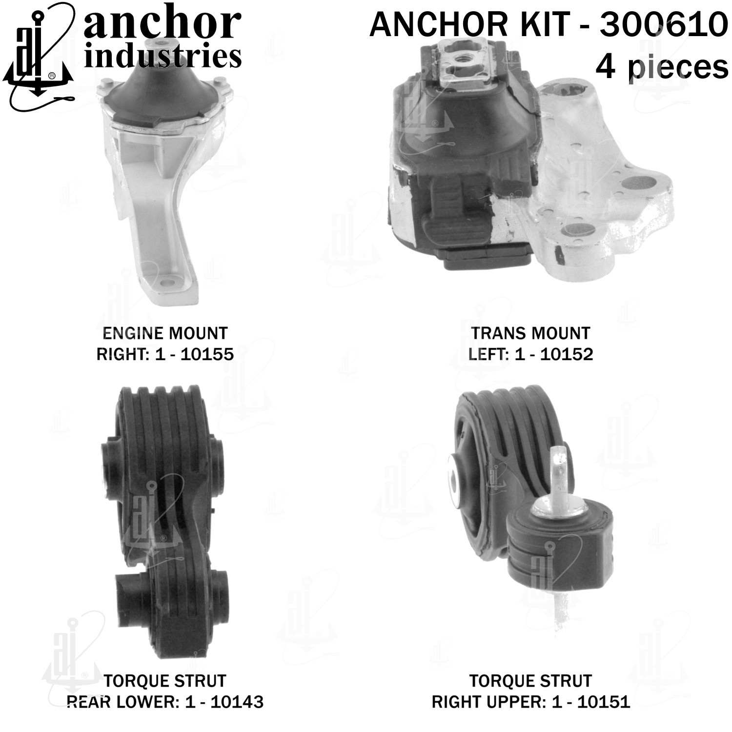 Anchor Engine Mount Kit 300610
