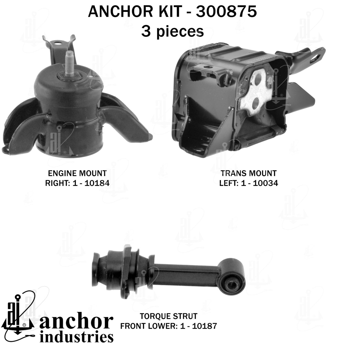 Anchor Mounts Engine Mount Kit 300875 image 5