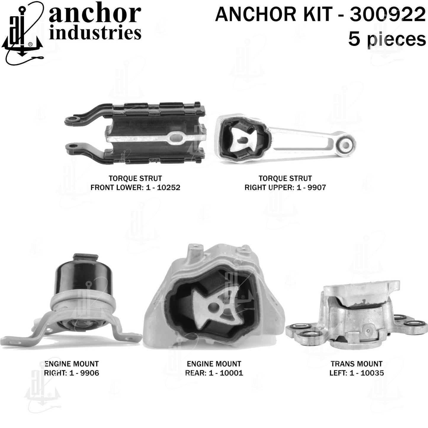 Anchor Mounts Engine Mount Kit 300922 image 5