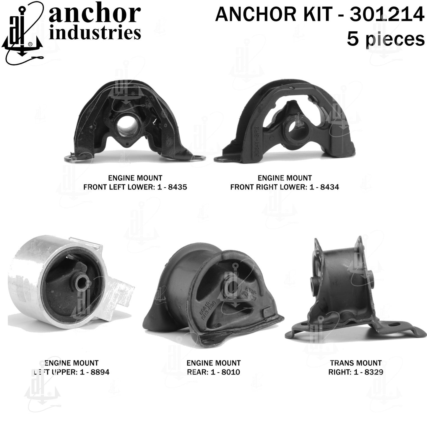 Anchor Mounts Engine Mount Kit 301214 image 5