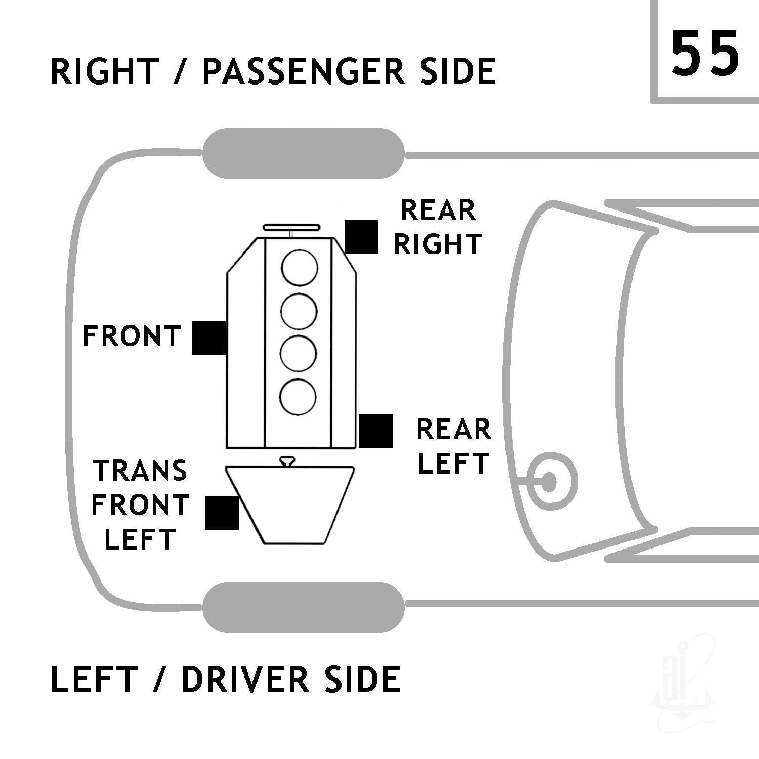 Anchor Engine Mount 8602