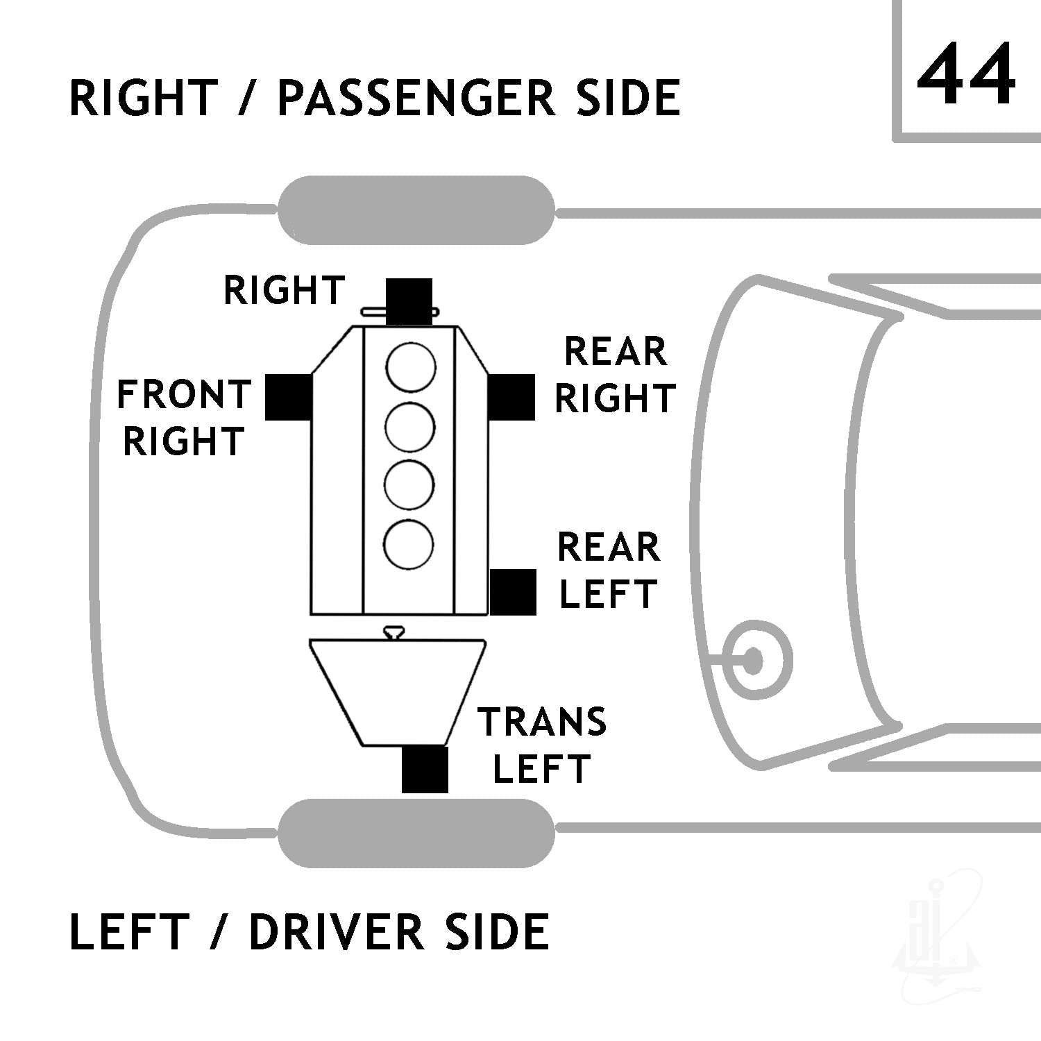 Anchor Engine Mount 9580
