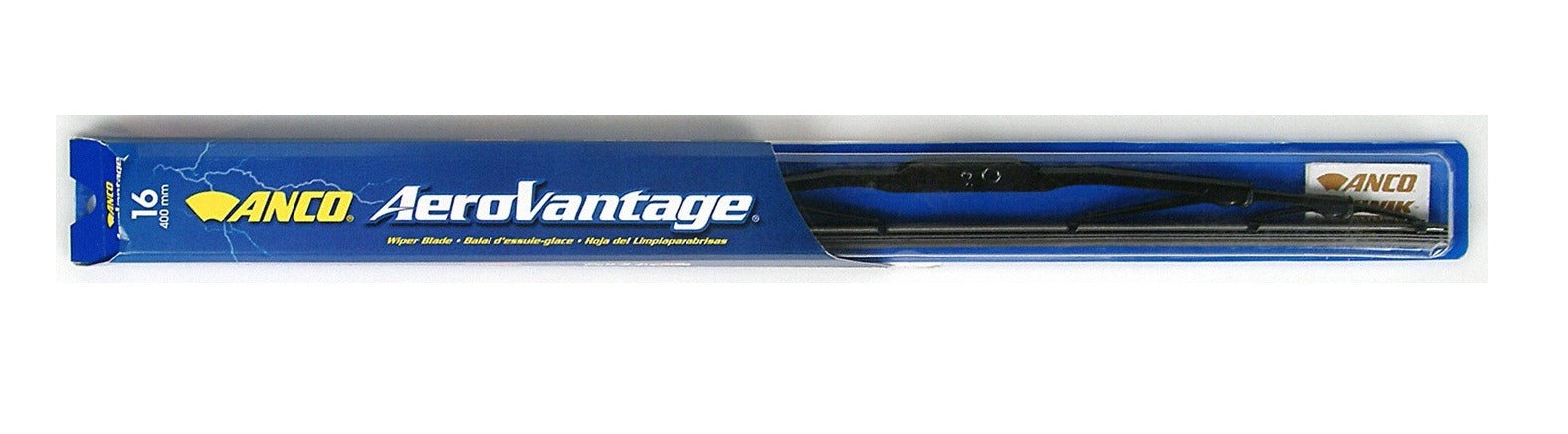 Anco AeroVantage KwikConnect 16" Windshield Wiper Blades - Black