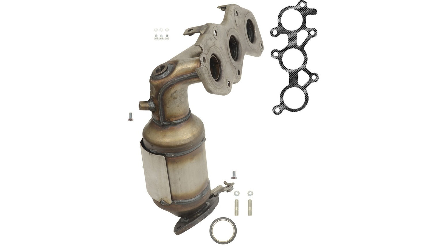 AP Exhaust Catalytic Converter with Integrated Exhaust Manifold 641298