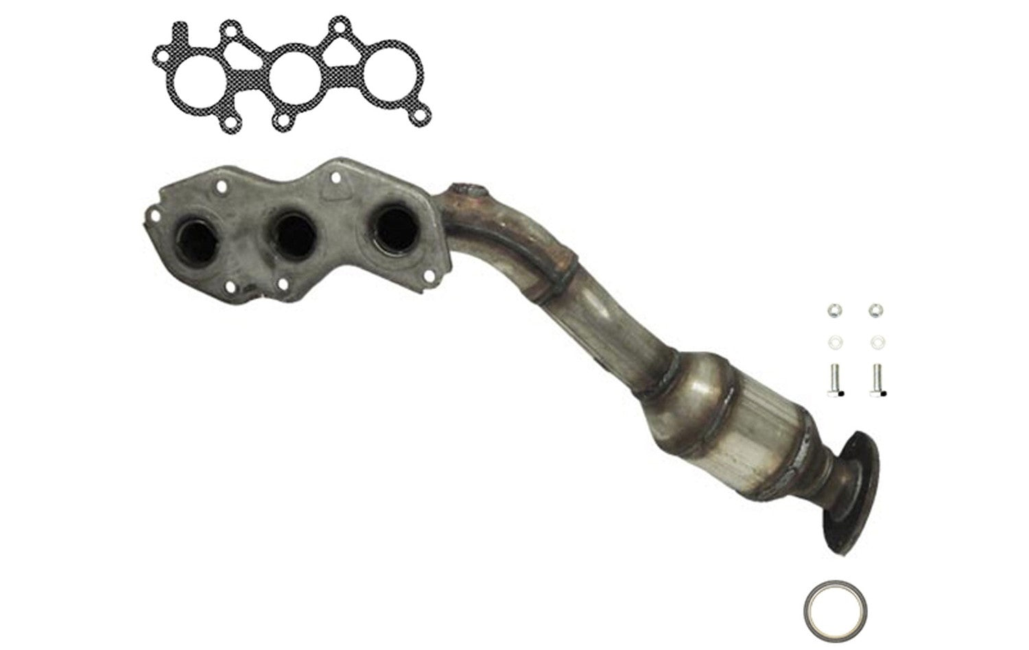 AP Exhaust Catalytic Converter with Integrated Exhaust Manifold 641404