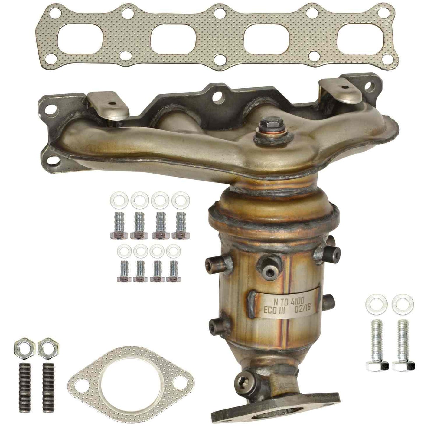 AP Exhaust Catalytic Converter with Integrated Exhaust Manifold 641484