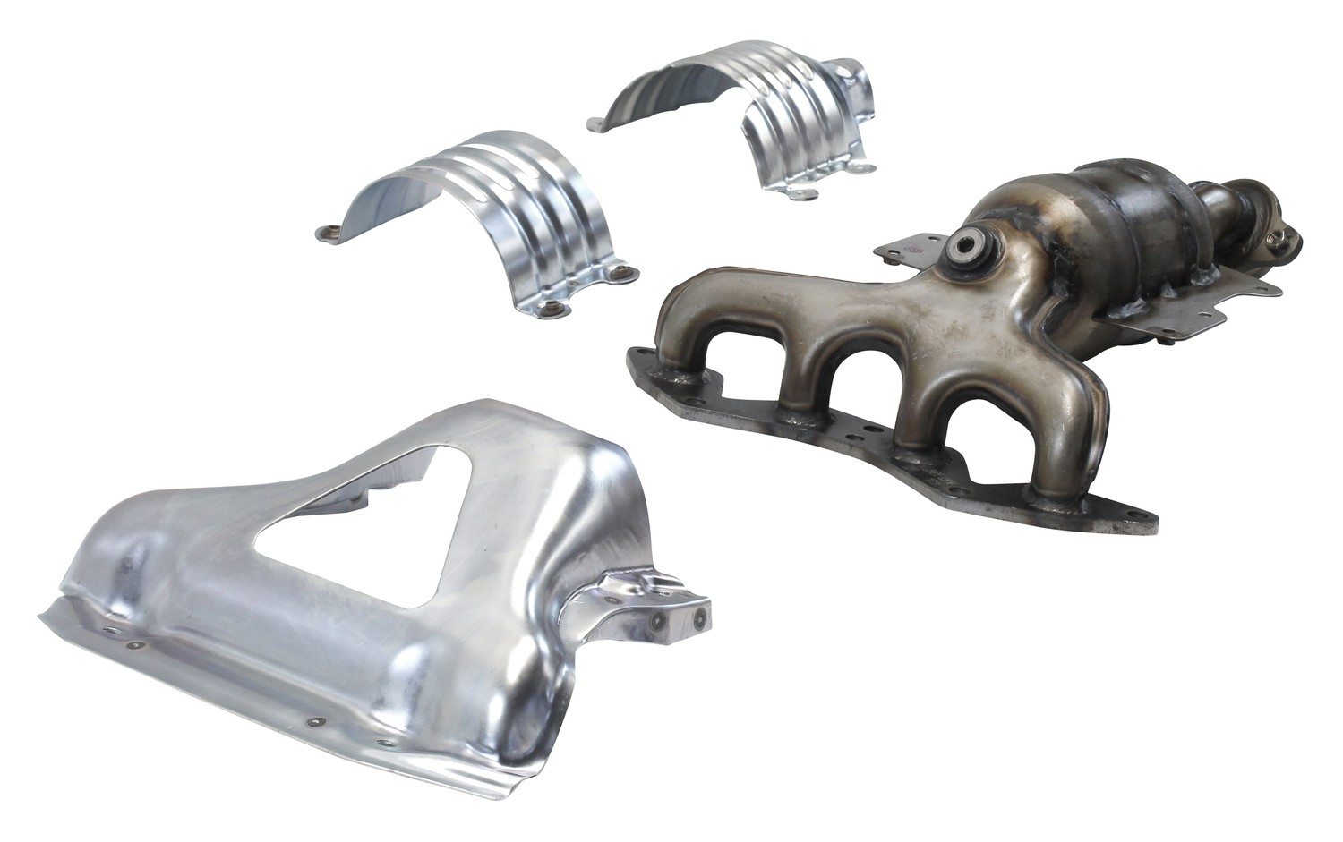 AP Exhaust Catalytic Converter with Integrated Exhaust Manifold 642281