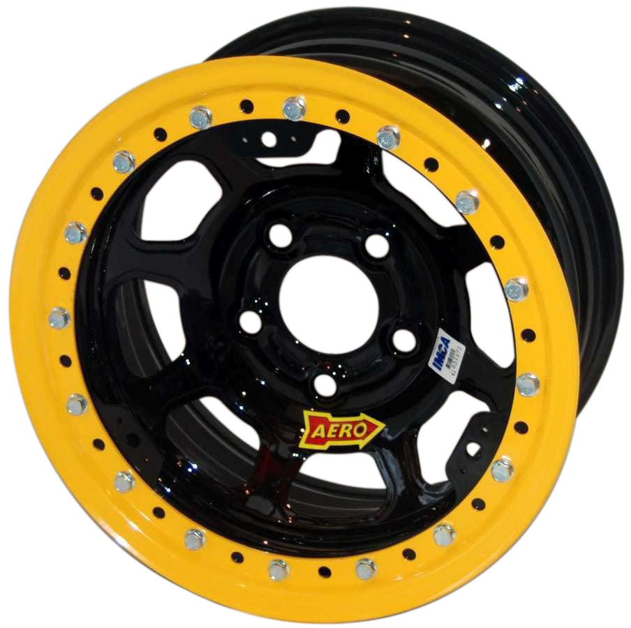 Aero Race Wheels 15x8 3in 4.75 Black Wheels Wheels main image