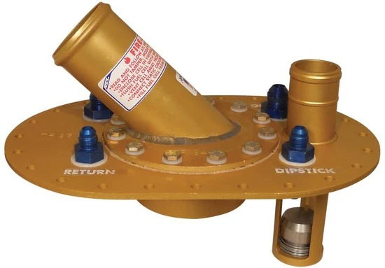ATL FUEL CELLS 2-1/4 O.D. Fill w/ Flapp er Valve Assy. 1-1/2 Ve Air and Fuel Fuel Cells, Tanks and Components main image