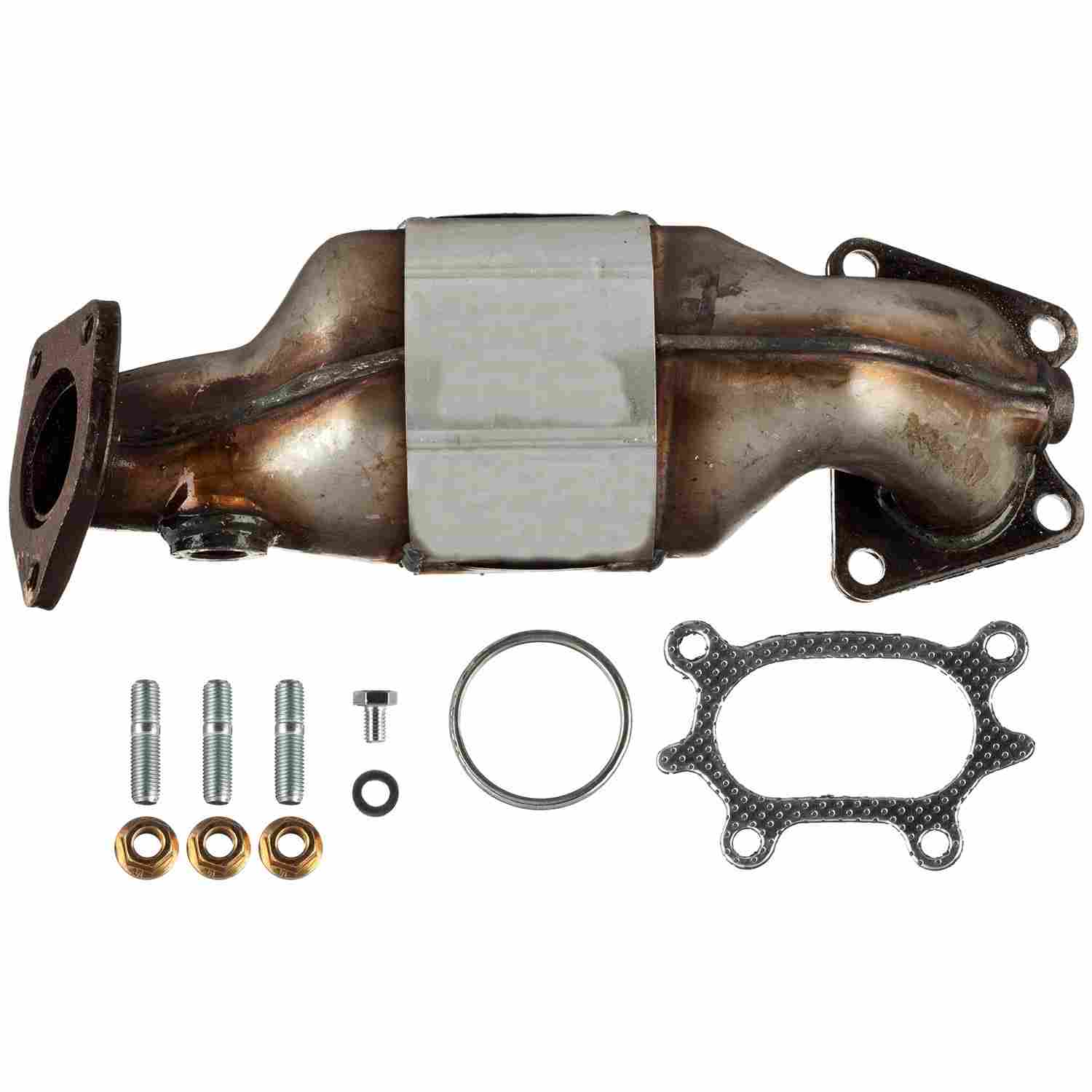 Graywerks Catalytic Converter with Integrated Exhaust Manifold 101413