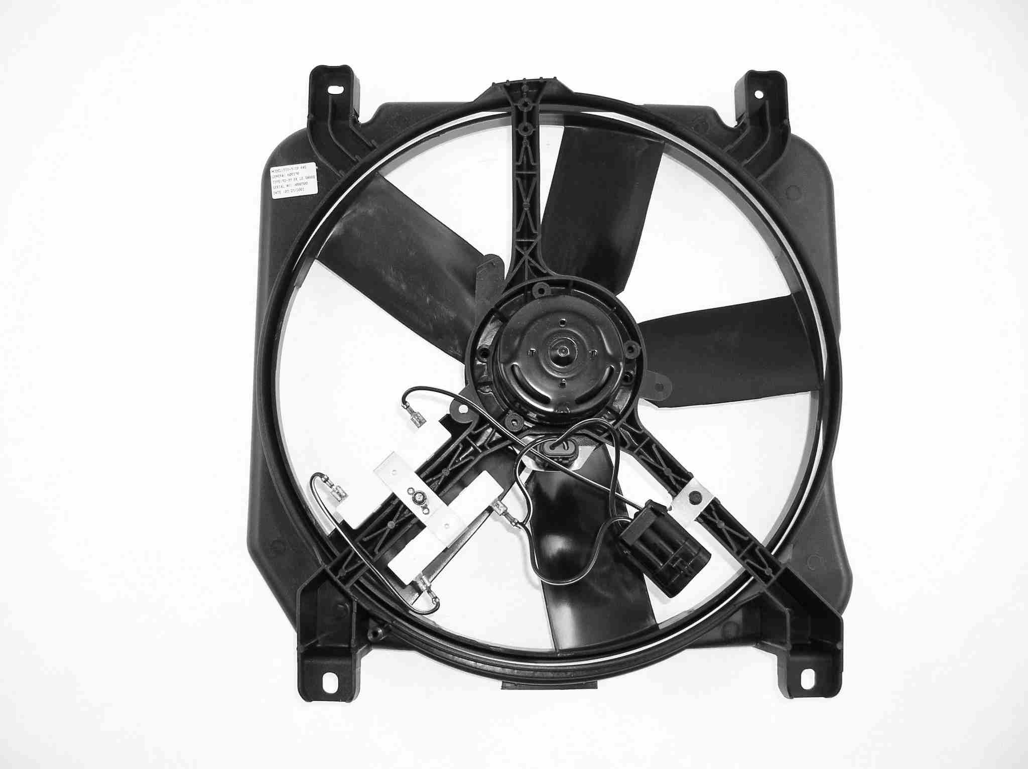 Agility Autoparts FAN ASSEMBLY top view frsport 6012102