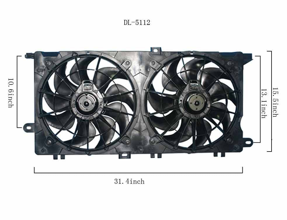 Agility Autoparts FAN ASSEMBLY 6012105