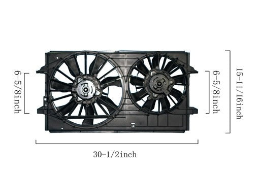 Agility Autoparts FAN ASSEMBLY 6016125