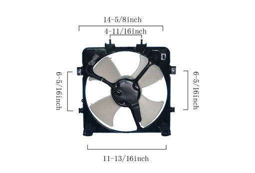 APDI A/C Condenser Fan Assembly 6019120