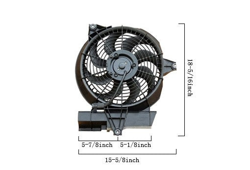 APDI A/C Condenser Fan Assembly 6020109