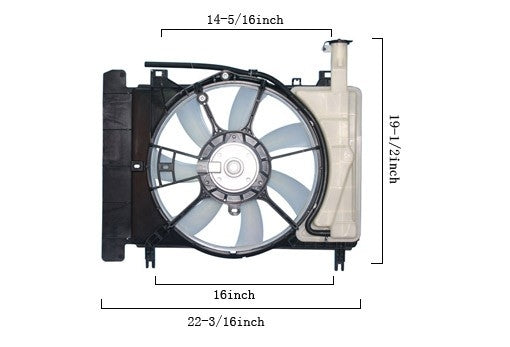 Agility Autoparts FAN ASSEMBLY 6034148
