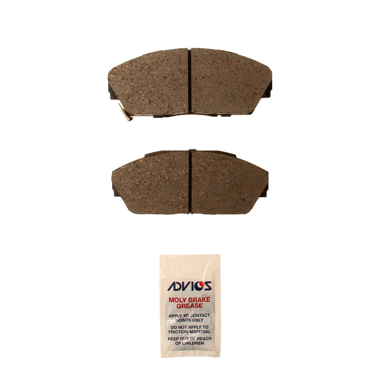 Advics Front Brake Pad Kit Acura Integra (1993-1990), Acura Legend (1990-1986
