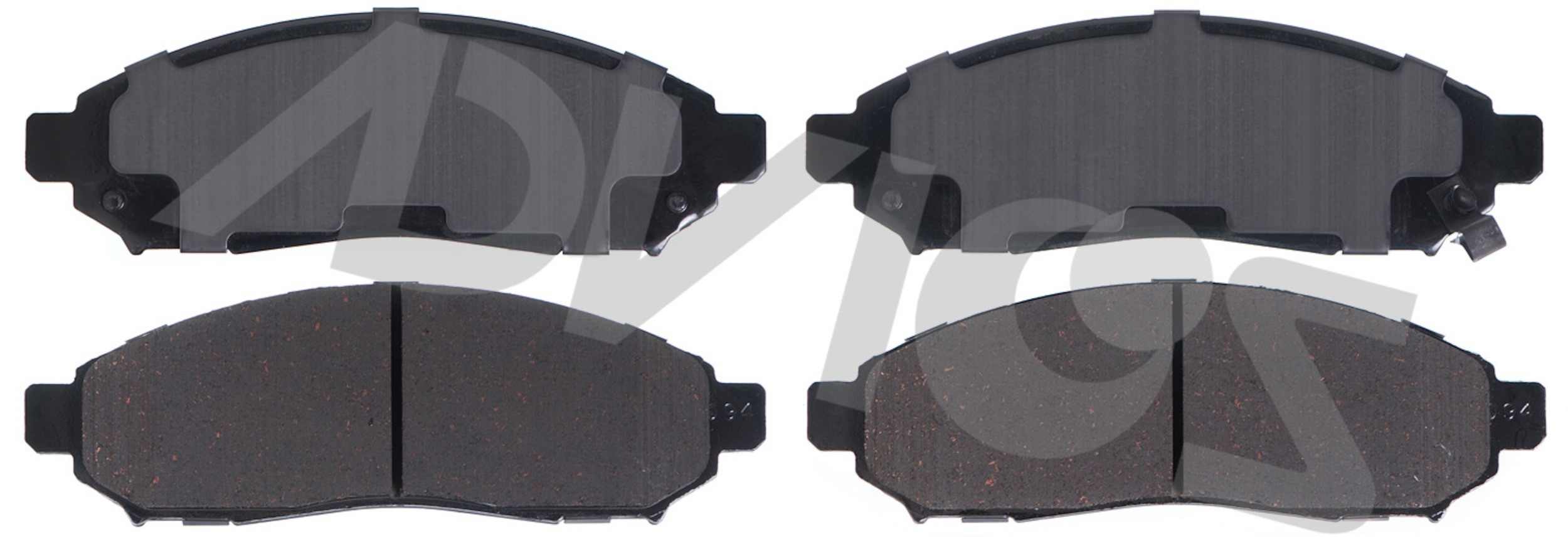Advics Front Brake Pad Kit Nissan Frontier 05-15, Nissan Pathfinder 02-12