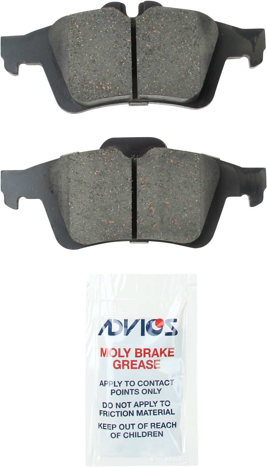 Advics Rear Brake Pad Kit Chevrolet Cobalt (2010-2008), Ford Focus 2014-2013