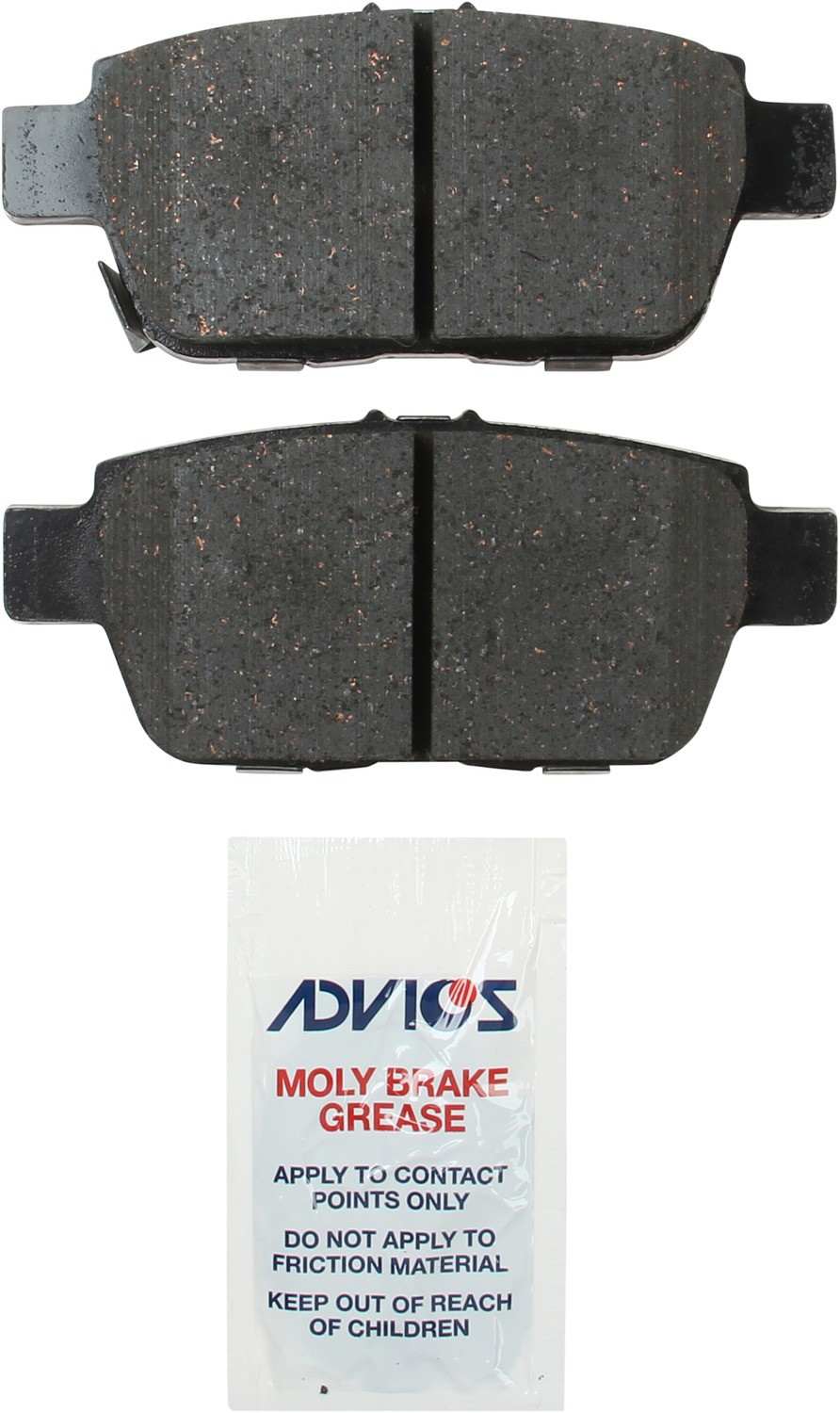Advics Rear Brake Pad Kit Acura TL (2014-2009), Honda Ridgeline (2014-2006)