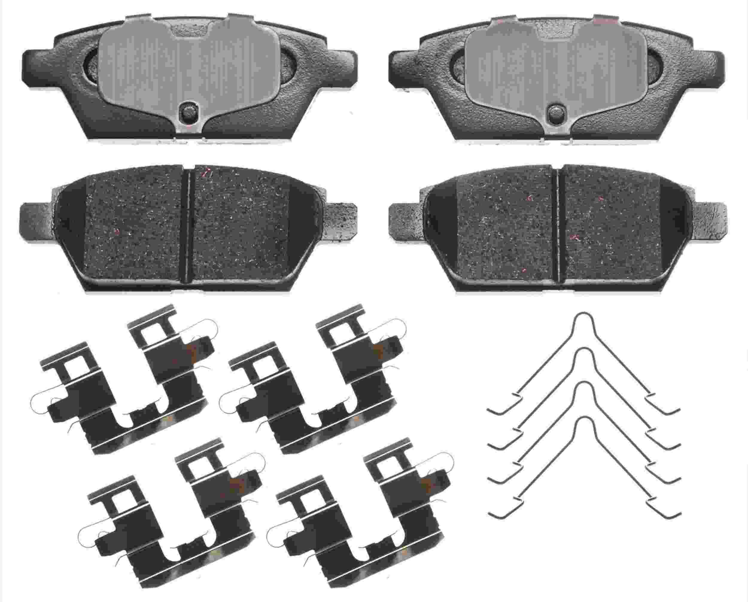 Advics Rear Brake Pad Kit Ford Fusion (2012-2006), Lincoln MKZ (2012-2007)