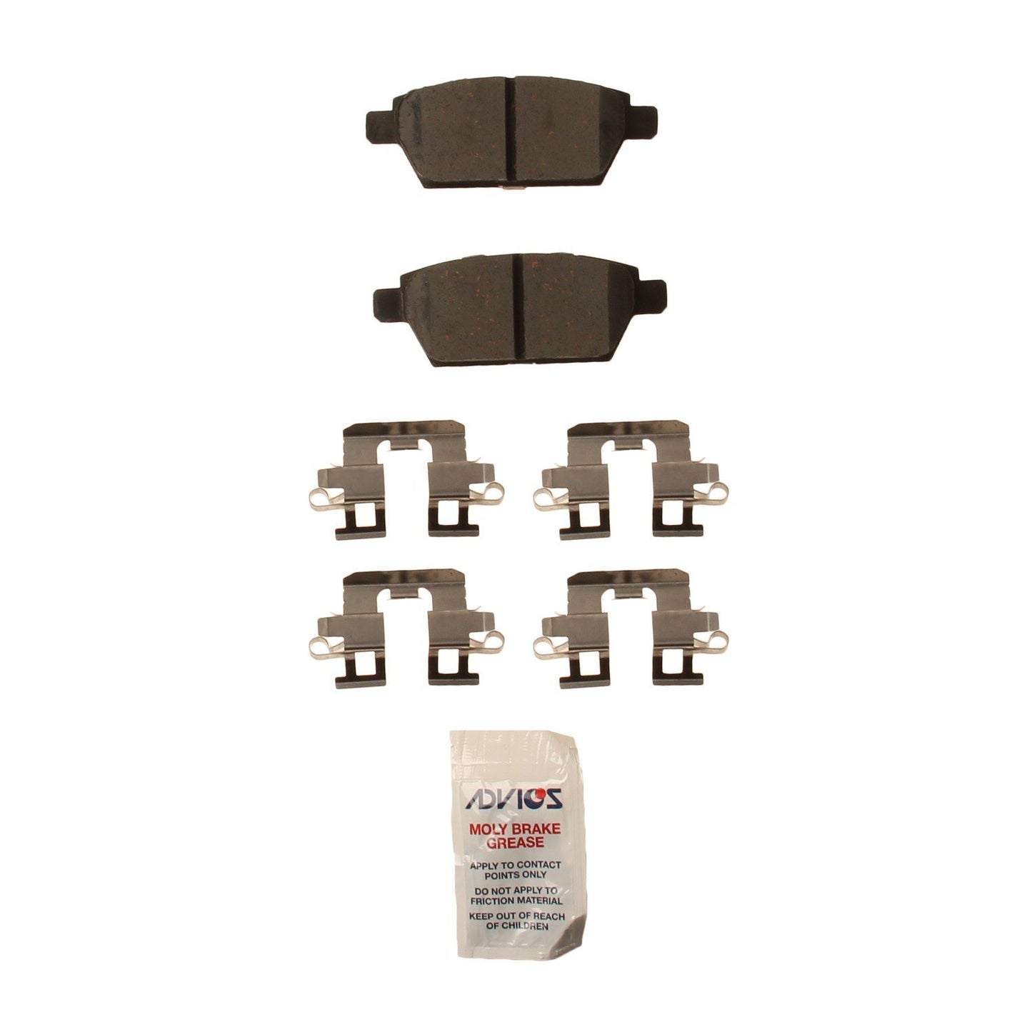 Advics Rear Brake Pad Kit Ford Fusion (2012-2006), Lincoln MKZ (2012-2007)