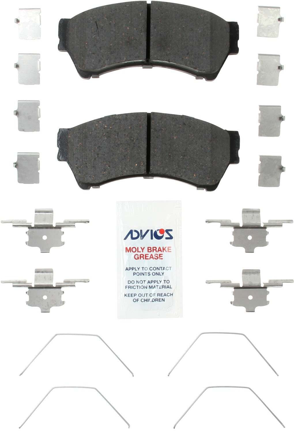 Advics Front Brake Pad Kit Ford Fusion (2012-2006), Mazda 6 (2013-2008)