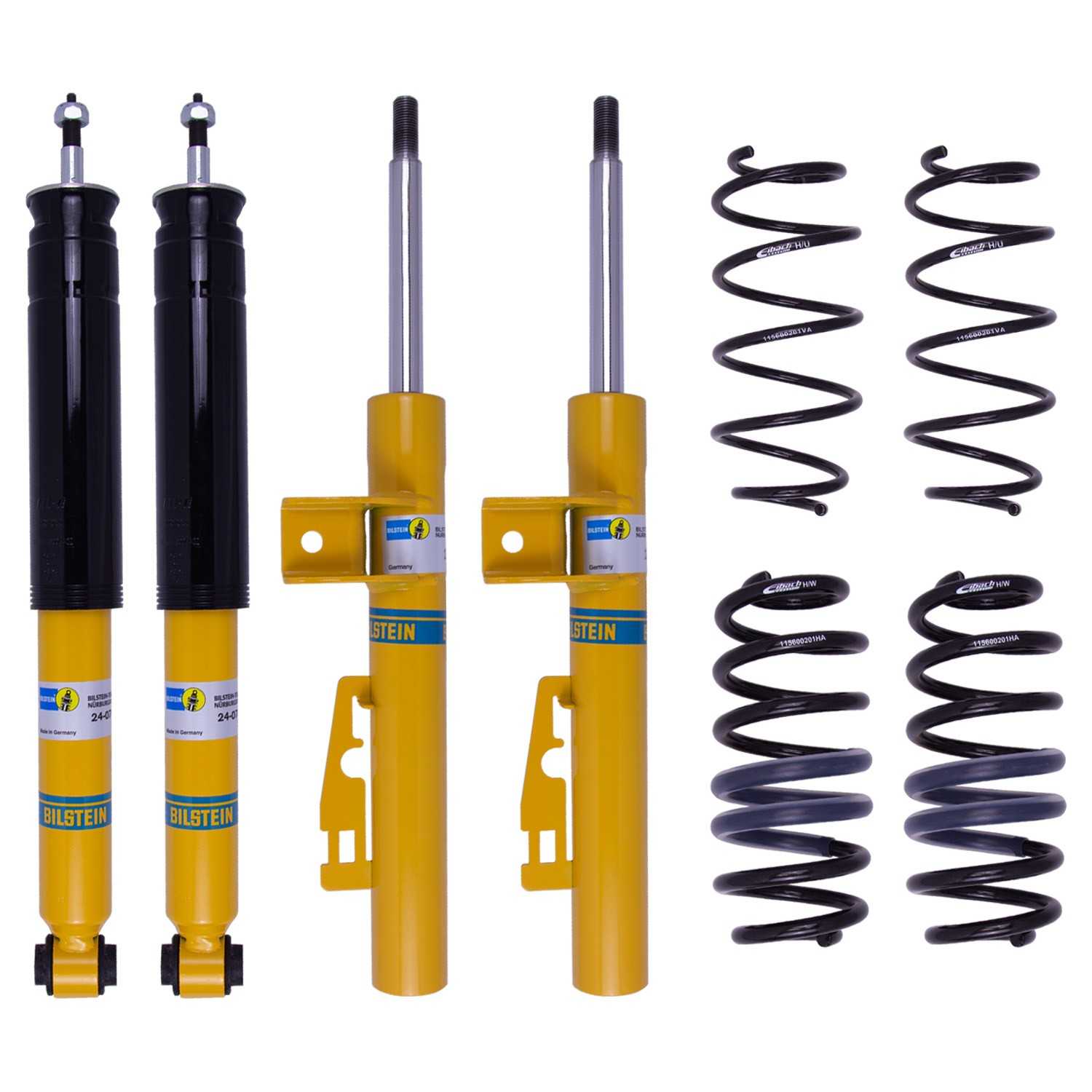 Bilstein 08-15 Smart Fortwo B12 (Pro-Kit) Suspension Kit - Front / Rear 46-207159