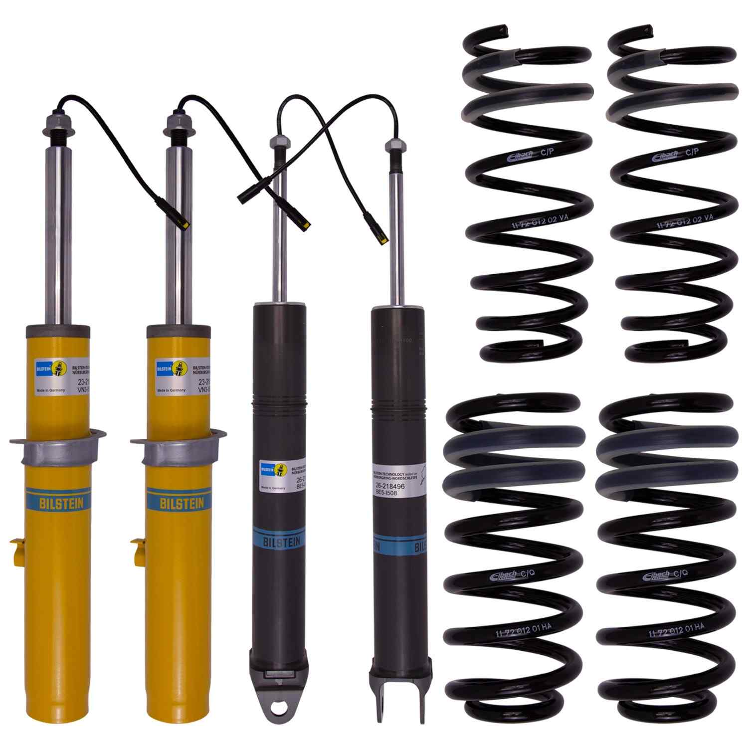 Bilstein 13-17 Porsche 911 Carrera 3.4L/3.8L Front and Rear B12 Pro-Kit Suspension Kit 46-258908
