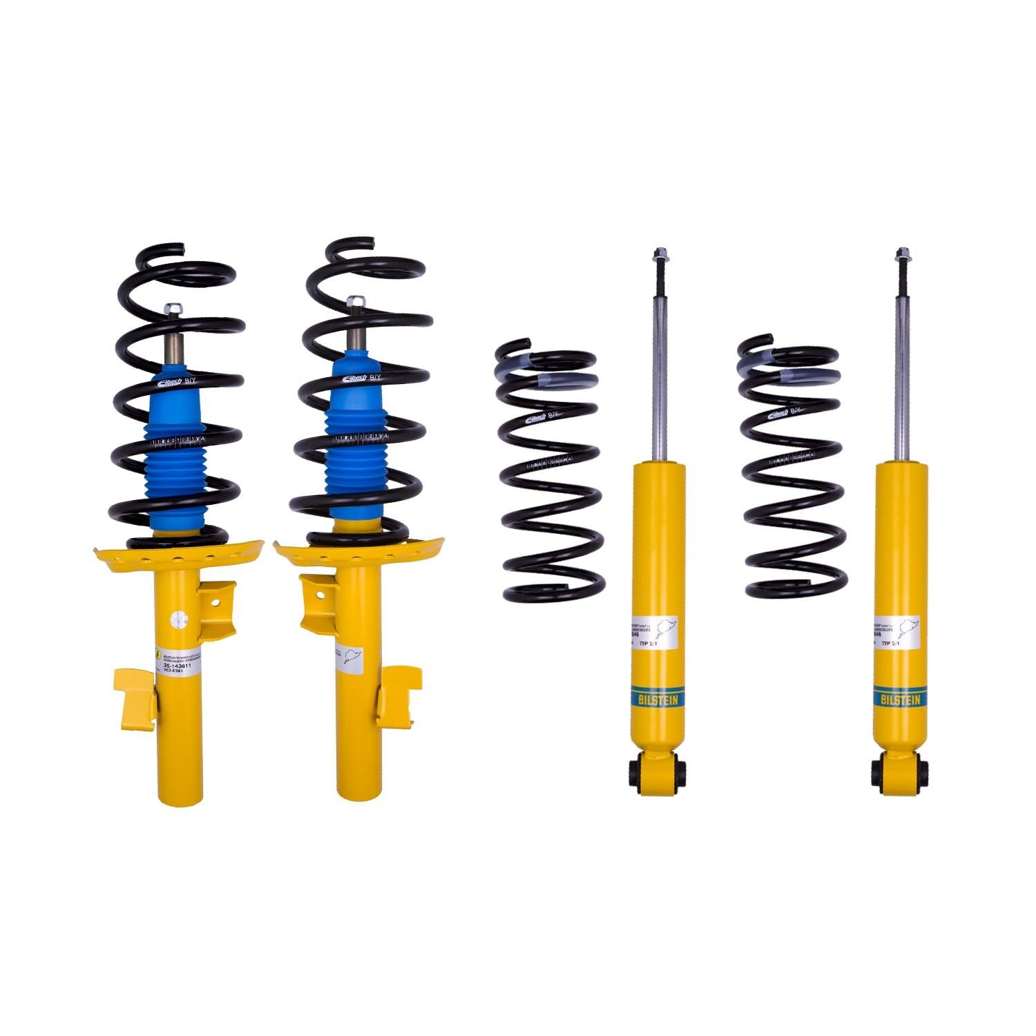 Bilstein B12 Pro-Kit 12-18 Volvo S60 Front and Rear Monotube Suspension Kit 46-259264
