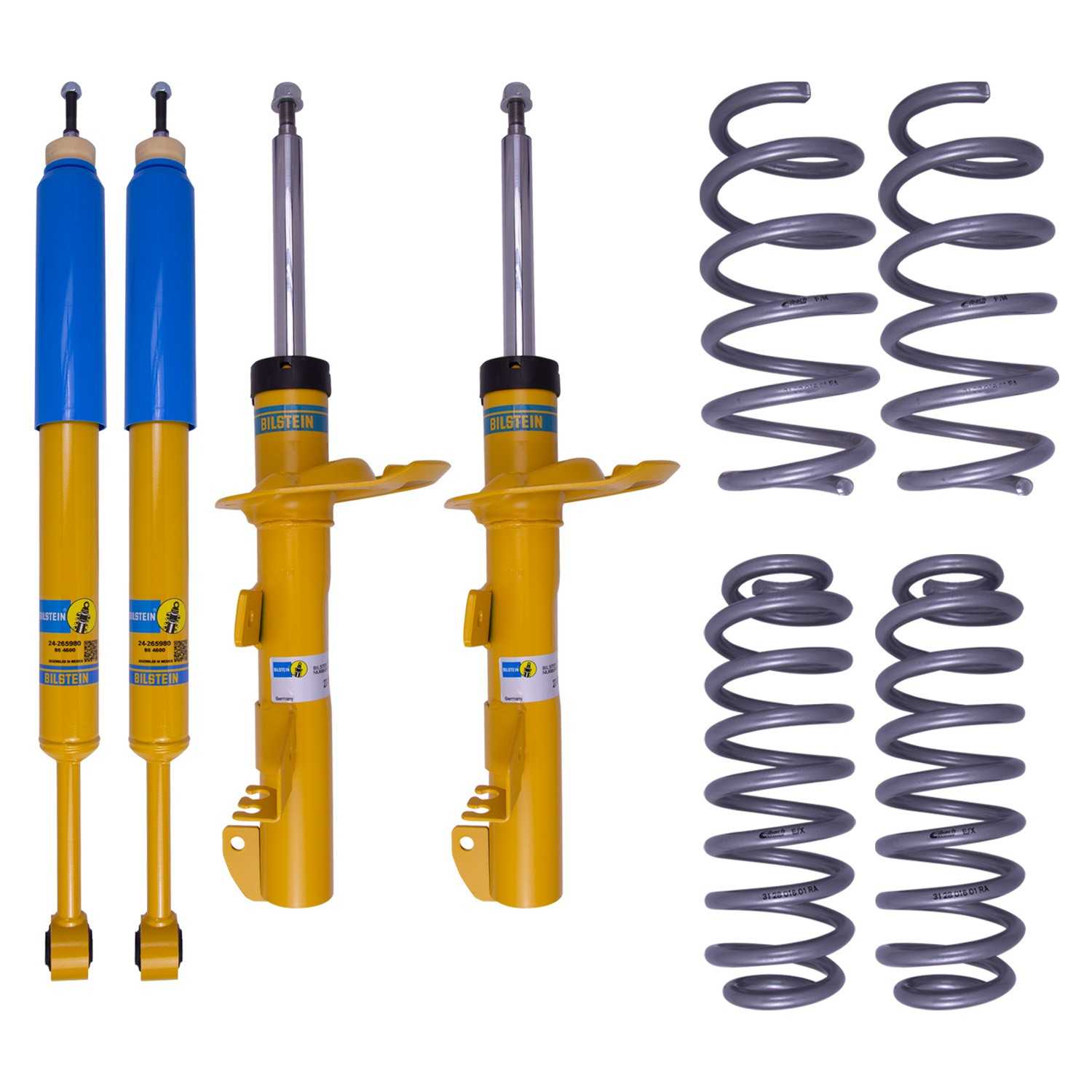 Bilstein B12 Pro-Lift Kit 14-19 Jeep Cherokee Front and Rear Suspension Kit 46-280206