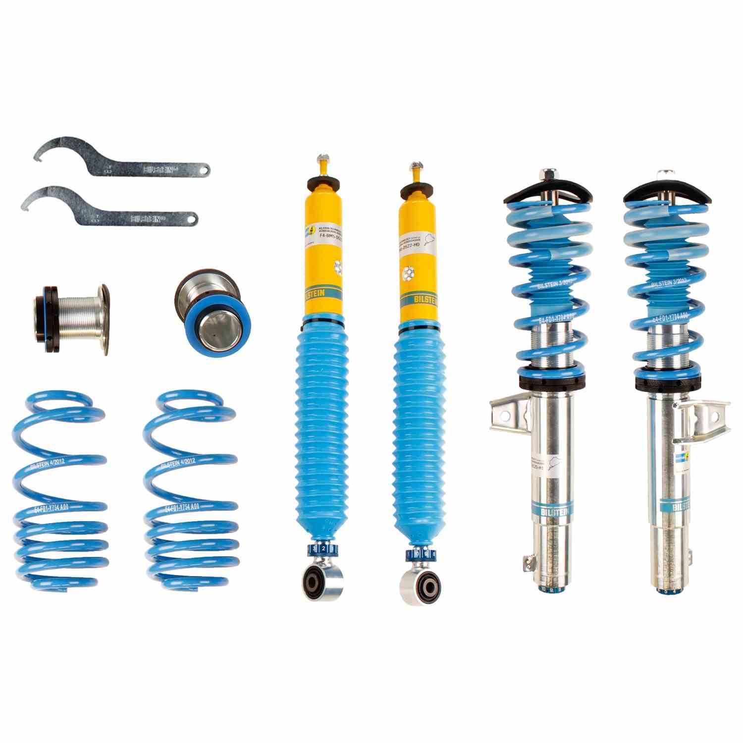 Bilstein B16 04-06 Audi A3 Front and Rear Suspension Kit 48-135238