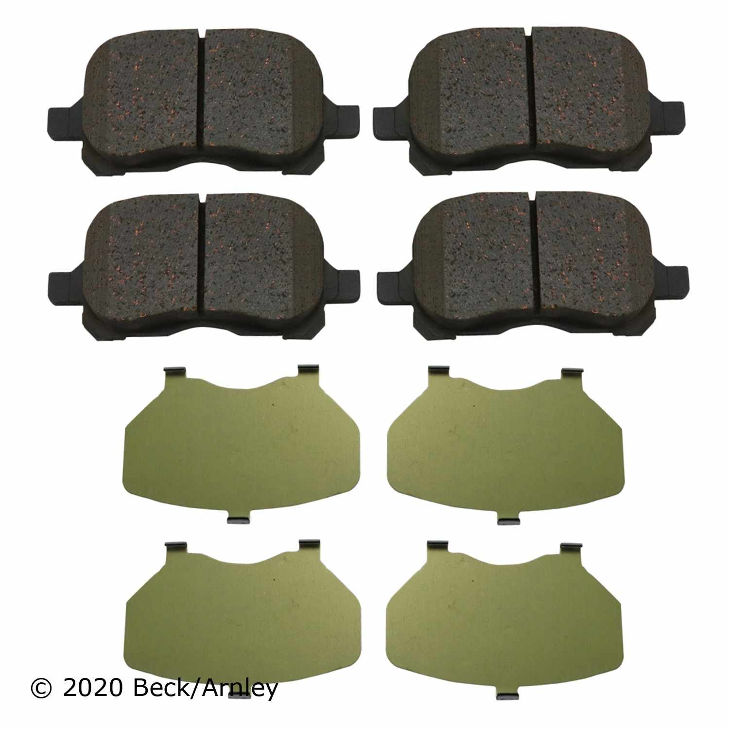 Beck/Arnley Disc Brake Pad Set 089-1553