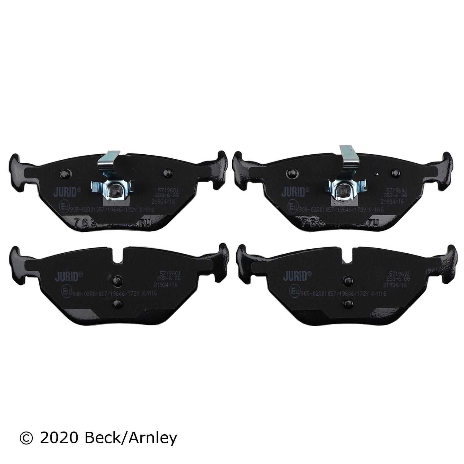 Beck/Arnley Disc Brake Pad Set 089-1562