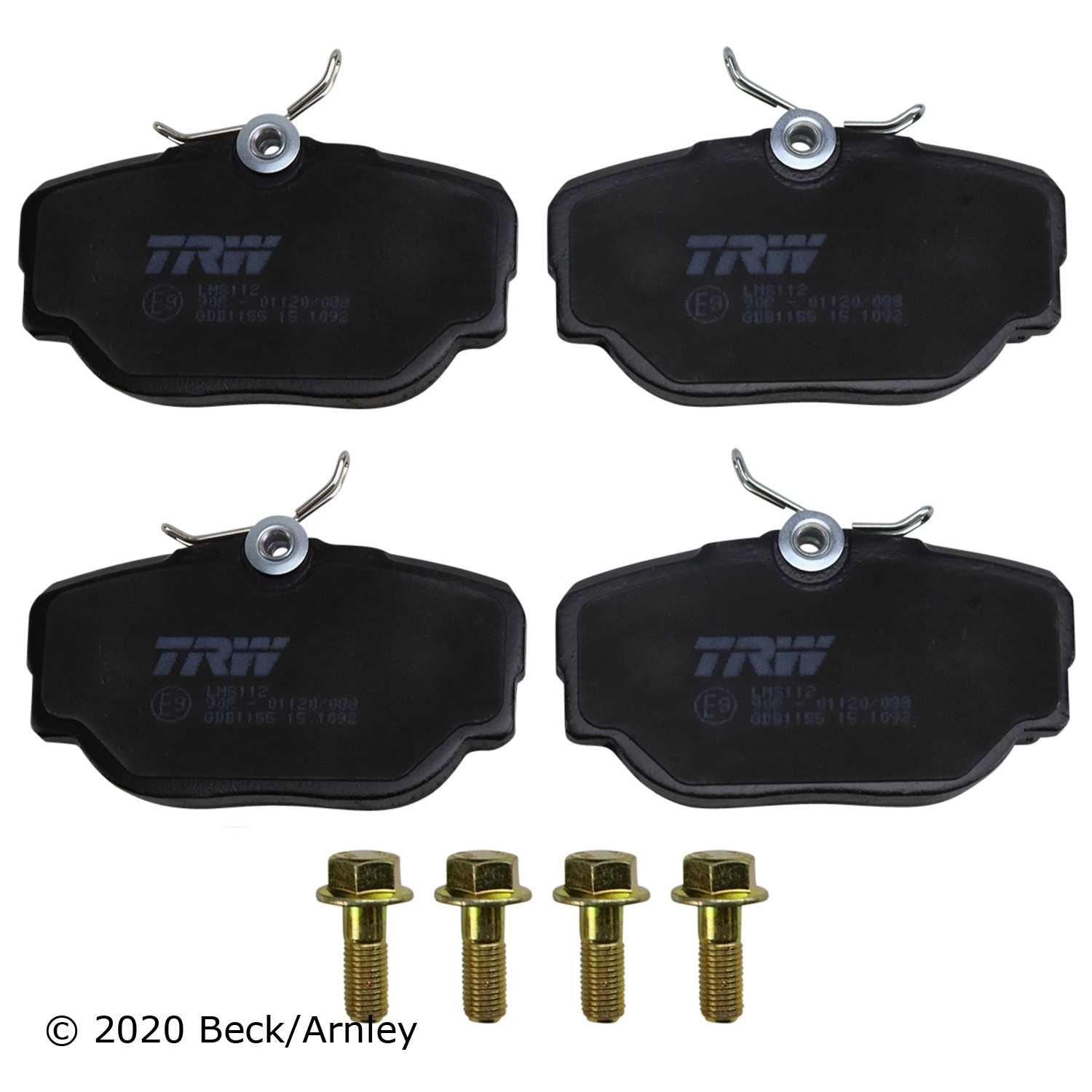 Beck/Arnley Disc Brake Pad Set 089-1588