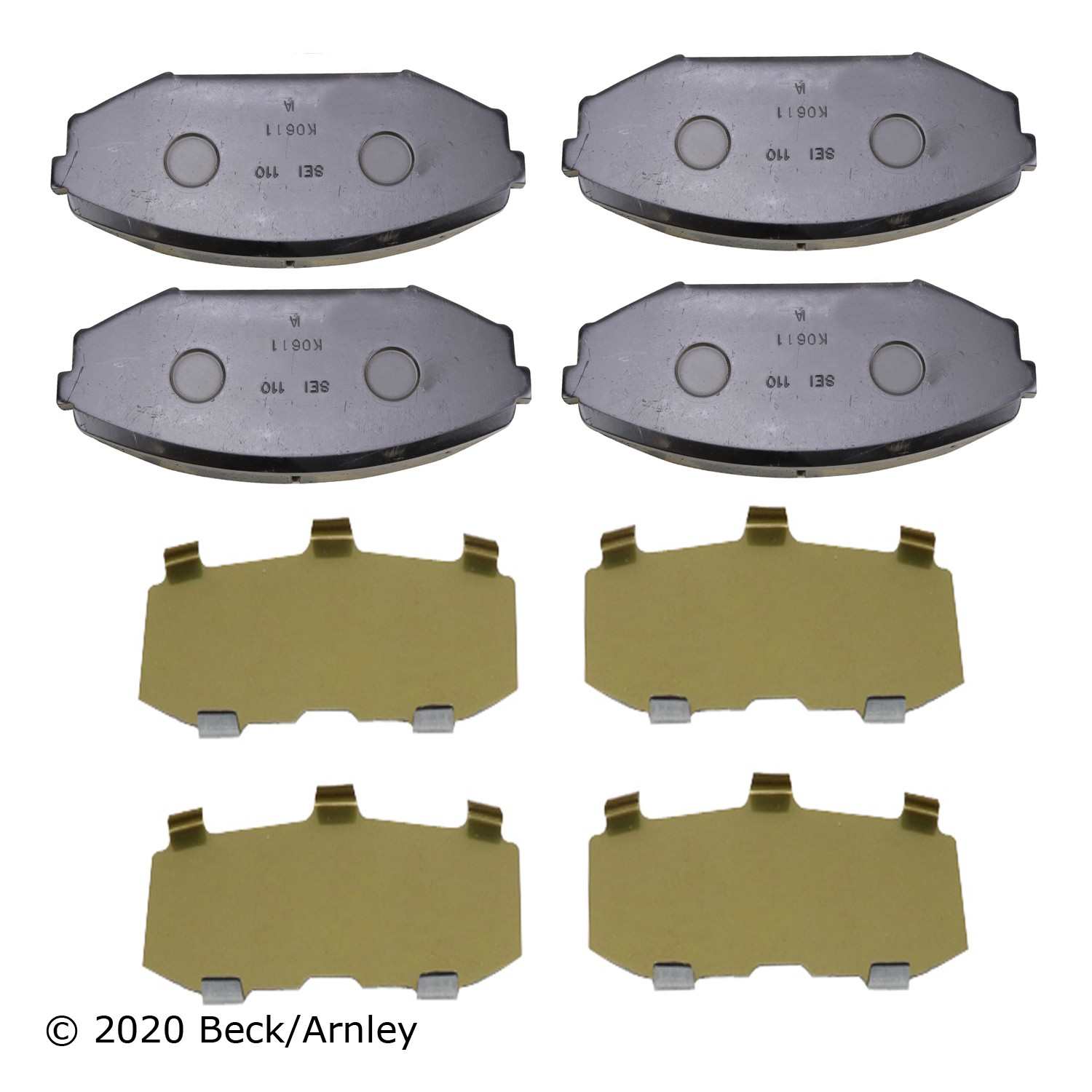 Beck/Arnley Disc Brake Pad Set 089-1605