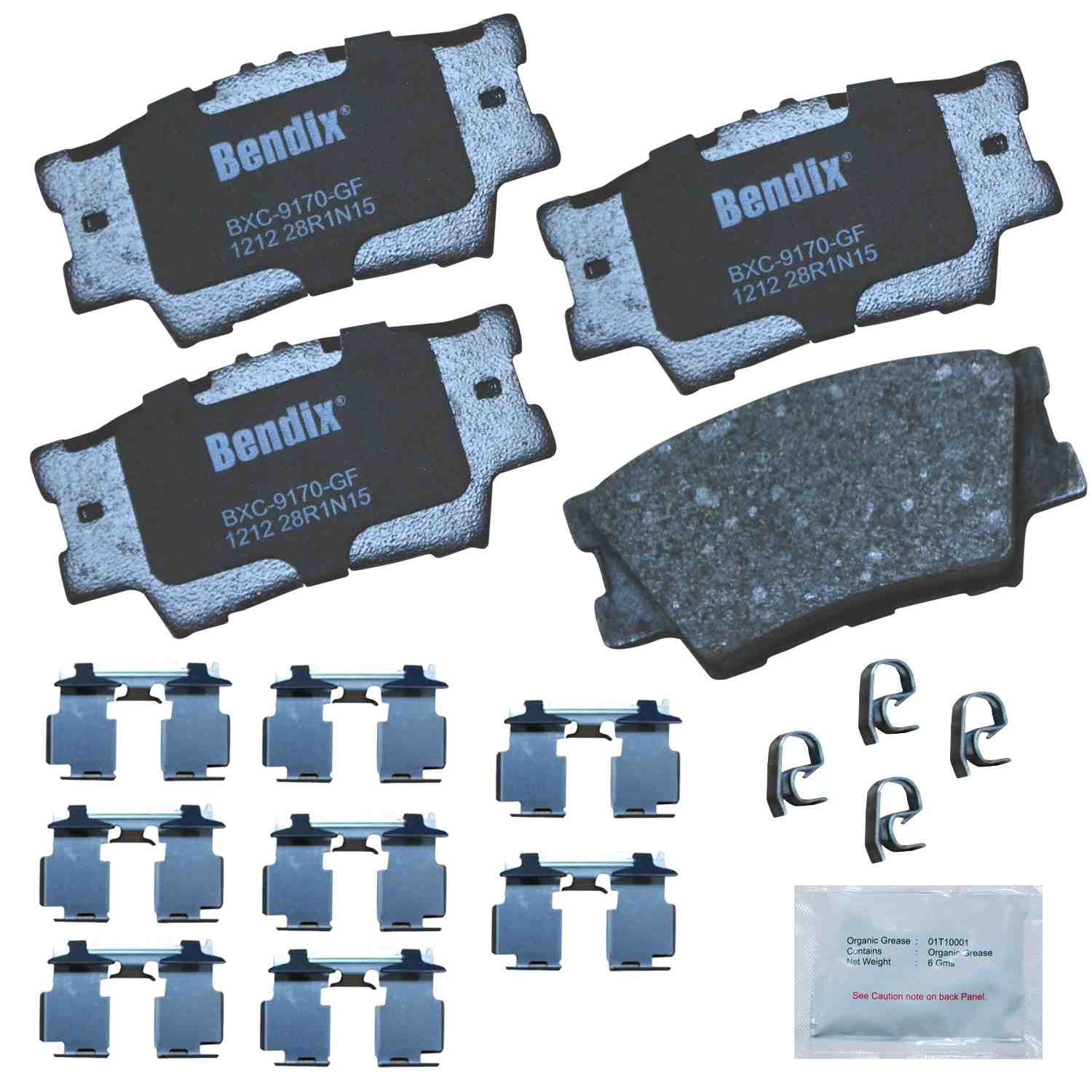 BENDIX PREMIUM COPPER FREE Disc Brake Pad Set CFC1212