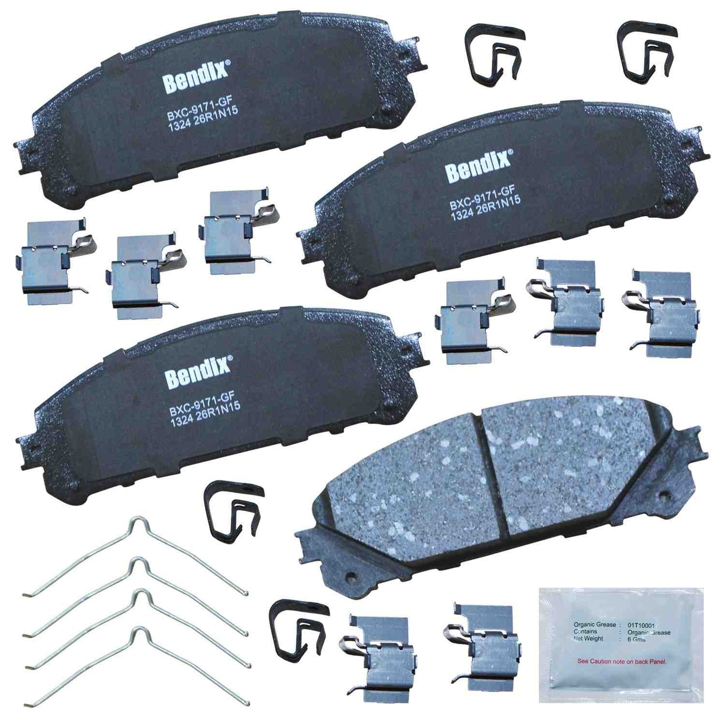 BENDIX PREMIUM COPPER FREE Disc Brake Pad Set CFC1324