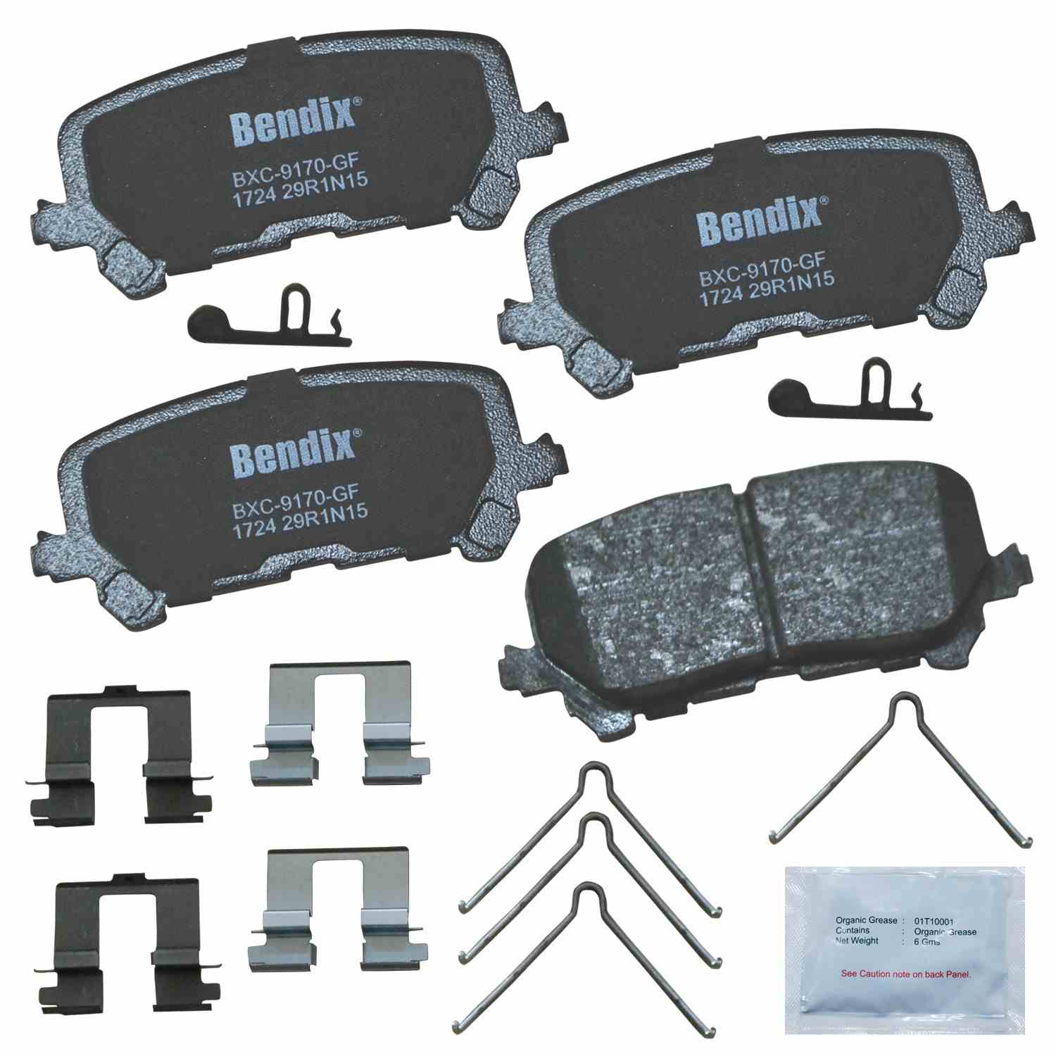 BENDIX PREMIUM COPPER FREE Disc Brake Pad Set CFC1724