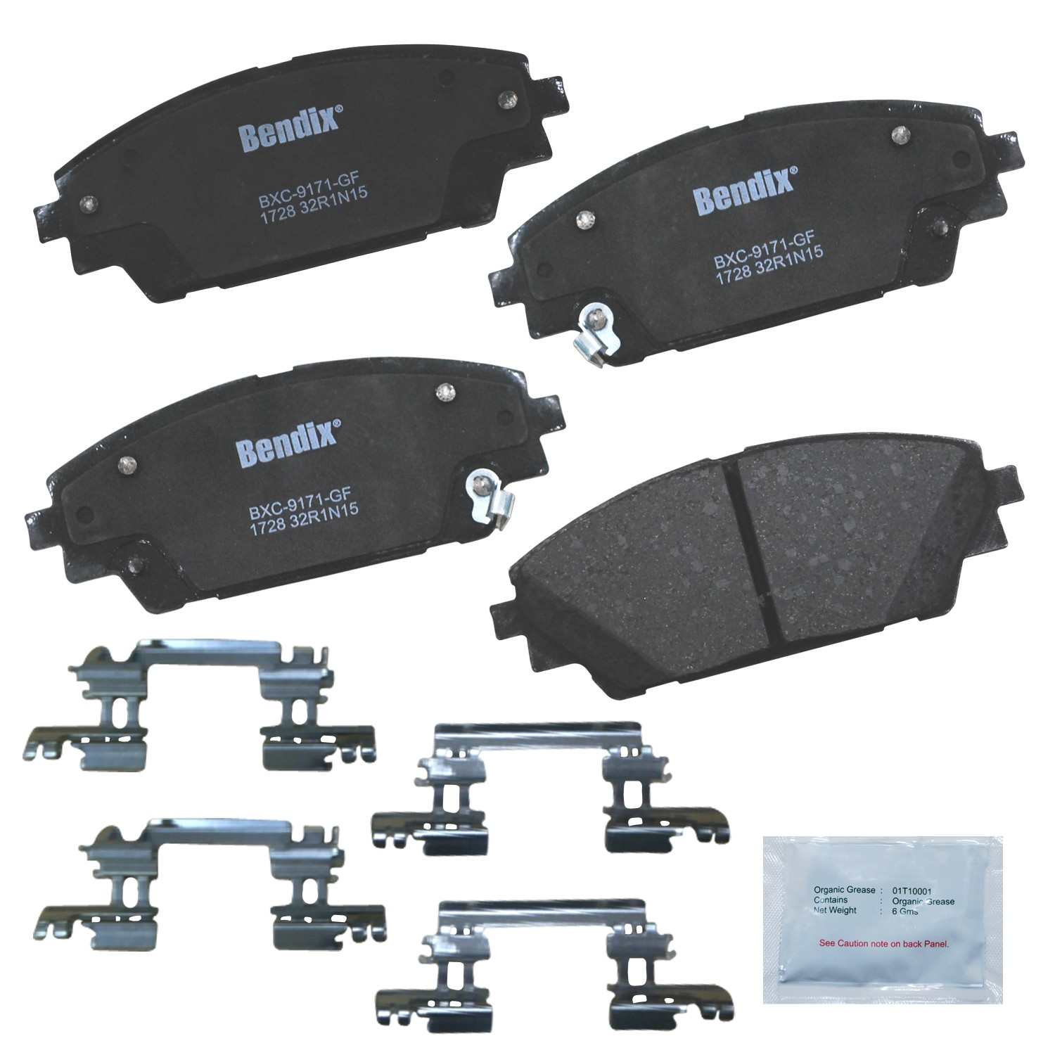 BENDIX PREMIUM COPPER FREE Disc Brake Pad Set CFC1728